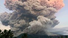 Bali flights cancelled after Indonesia volcano erupts