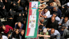 Iran holds state funeral for military leaders killed in Israel conflict