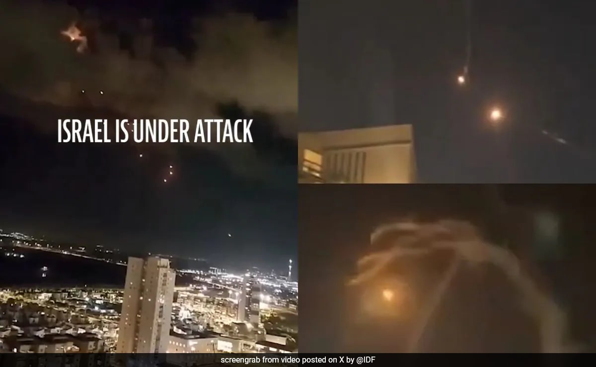 Video: Iron Dome In Action, Intercept Iranian Missiles In Israel Sky