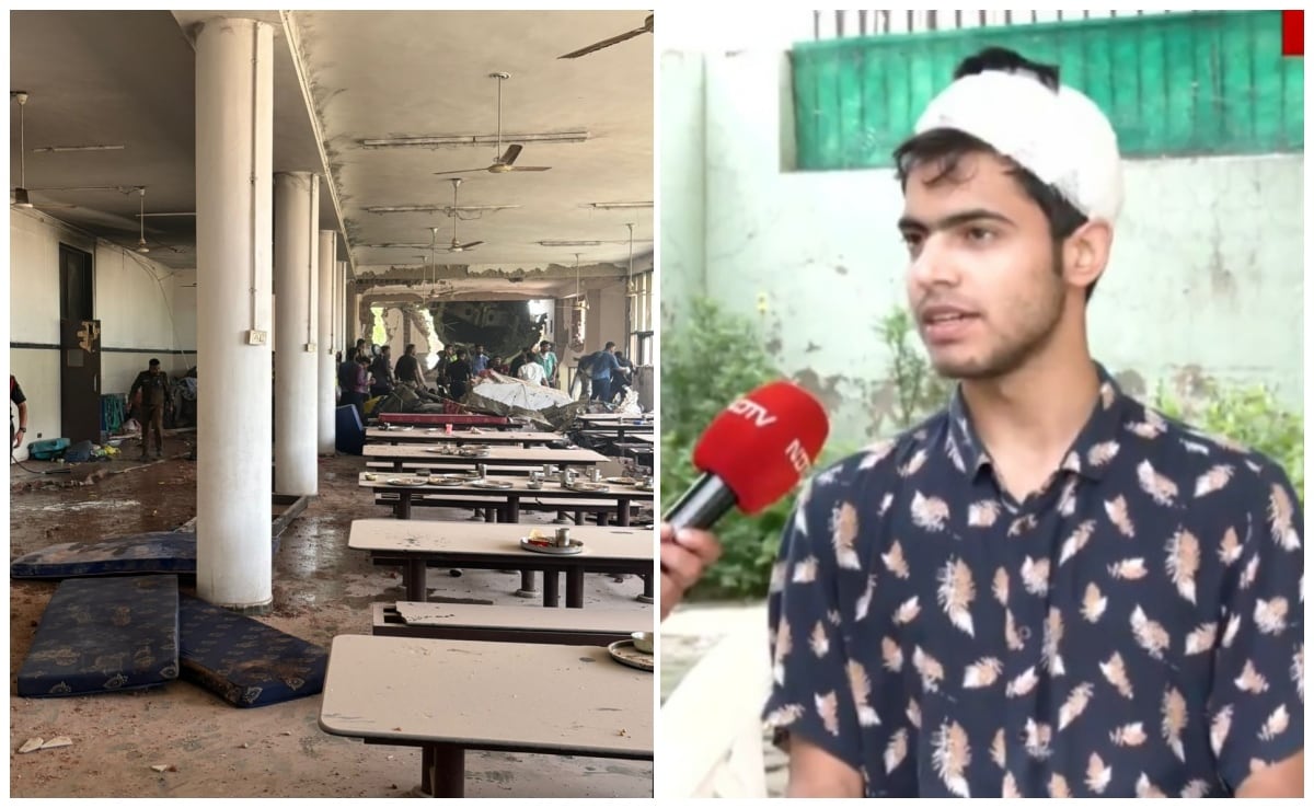 “Thought Pak Fired Missile”: Student To NDTV On Air India Plane Crashing Into Hostel