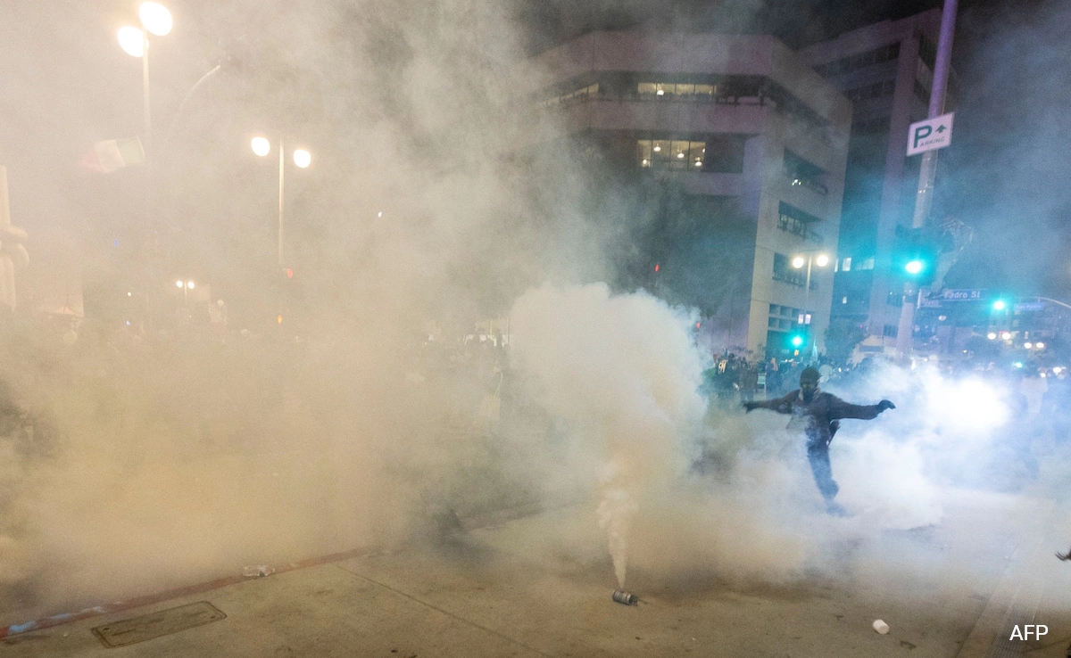 Protests In LA Intensify Over Federal Immigration Sweeps, Tear Gas Used