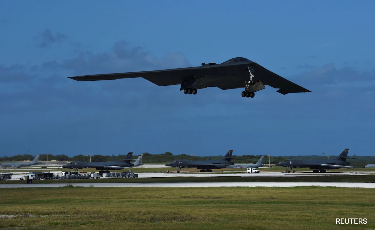 US Moving B-2 Bombers To Guam Amid Middle East Tensions: Report