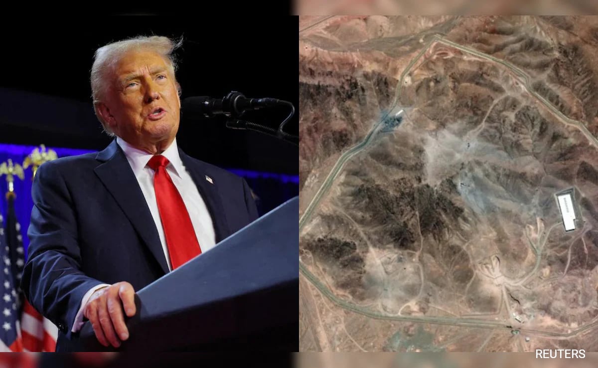 “Like Absolute Butter”: Trump On How US Struck Iran’s Fordow Nuclear Site