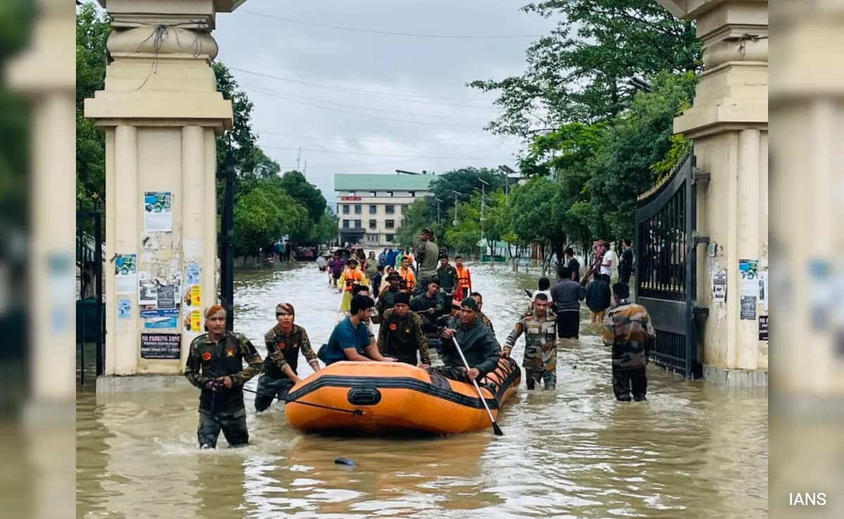 Over 1,500 rescued From Manipur By Army, Assam Rifles Amid Flood Crisis