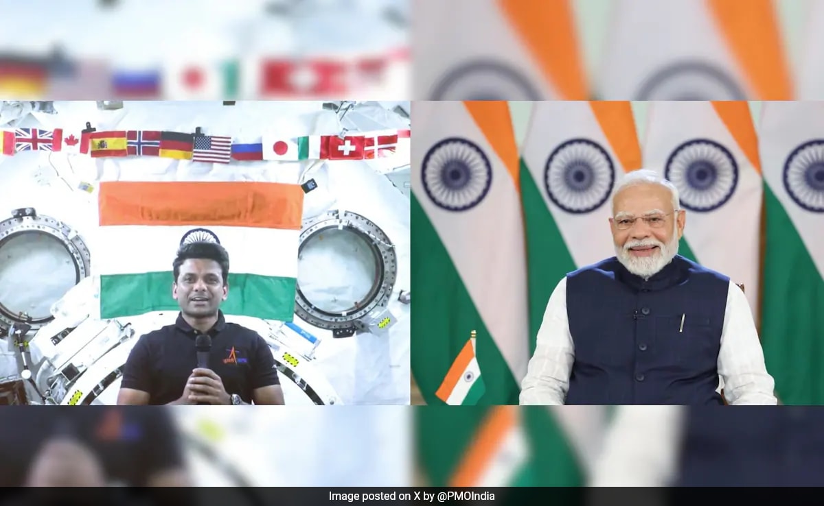“16 Sunsets, 16 Sunrises”: Shubhanshu Shukla To PM On Life On ISS