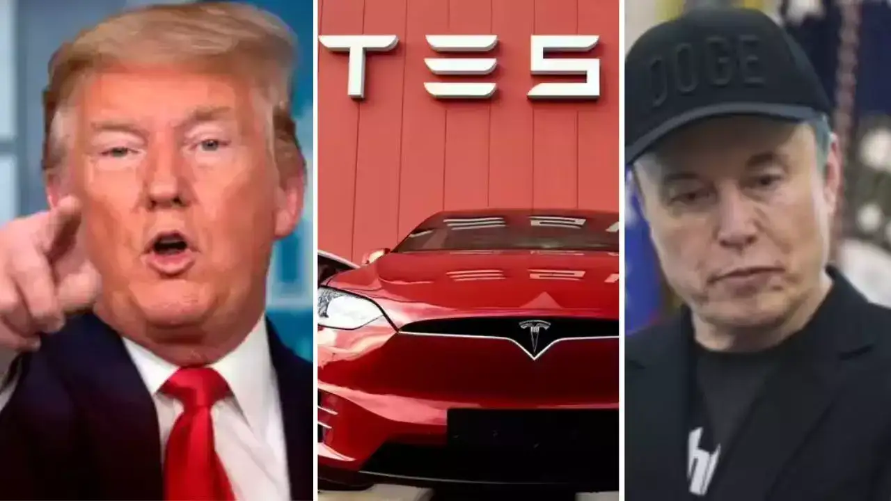 Caught in Trump-Musk crossfire: Tesla stock sinks amid feud