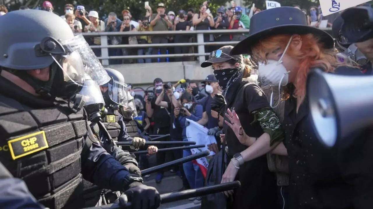 ‘Arrest people in face masks’: Trump’s order amid LA unrest; protests escalate