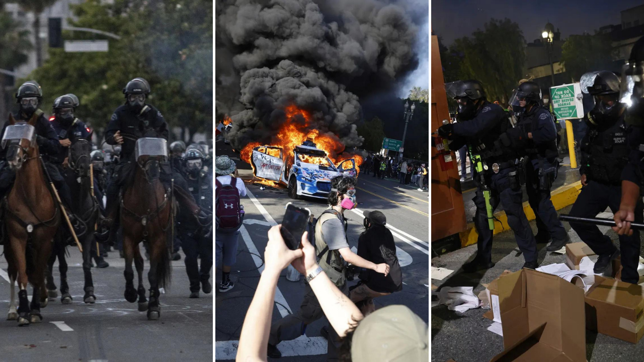 LA protests: 700 Marines deployed as unrest grows; Newsom sues Trump – key details