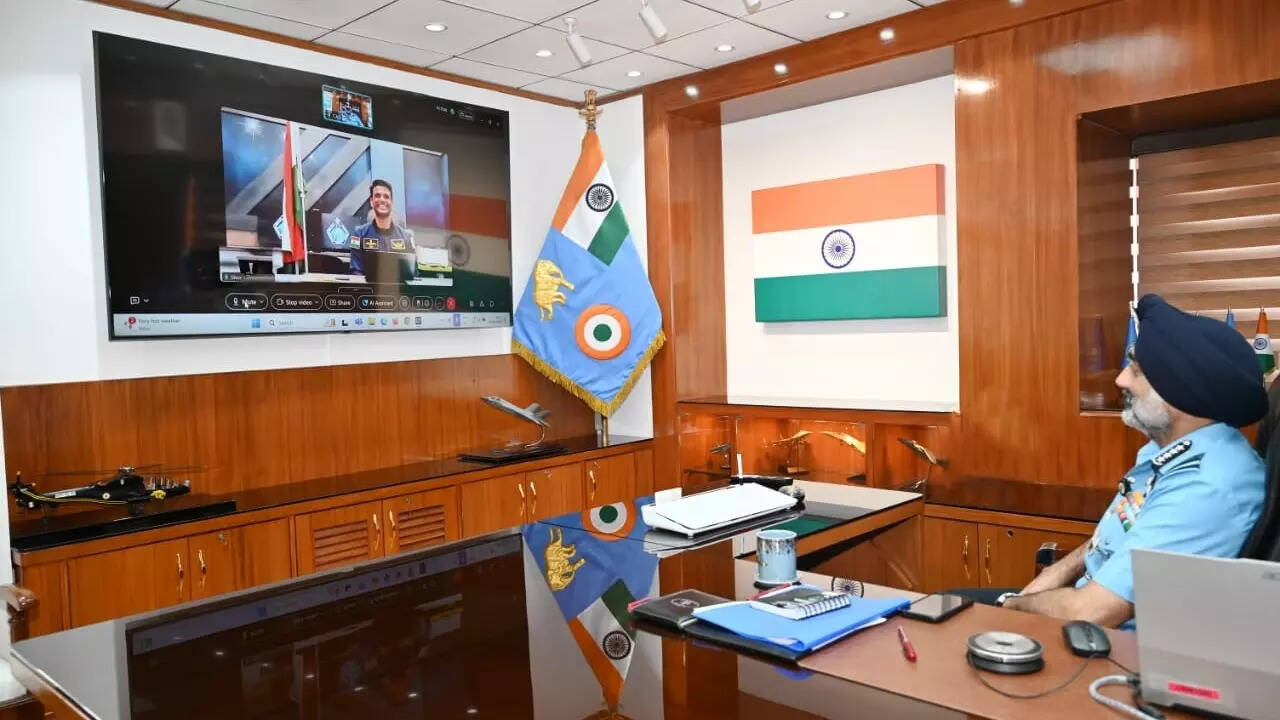 ‘New chapter to Indian space odyssey’: IAF wishes Axiom-4 captain Shubhanshu Shukla