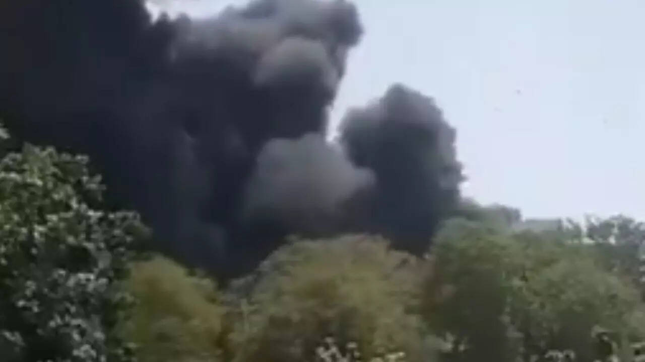 Passenger plane crashes near airport in Ahmedabad’s Meghani area