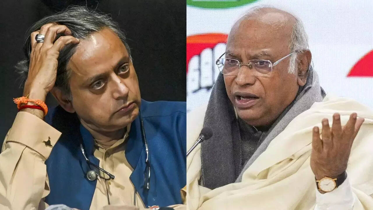 ‘For some, Modi is first’: Mallikarjun Kharge takes dig at Shashi Tharoor