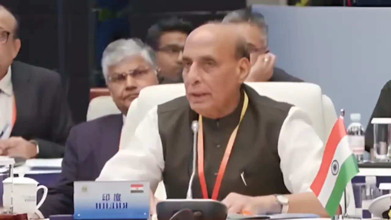 ‘Sheltering terrorists’: Rajnath slams Pak at SCO Summit; Khawaja Asif present