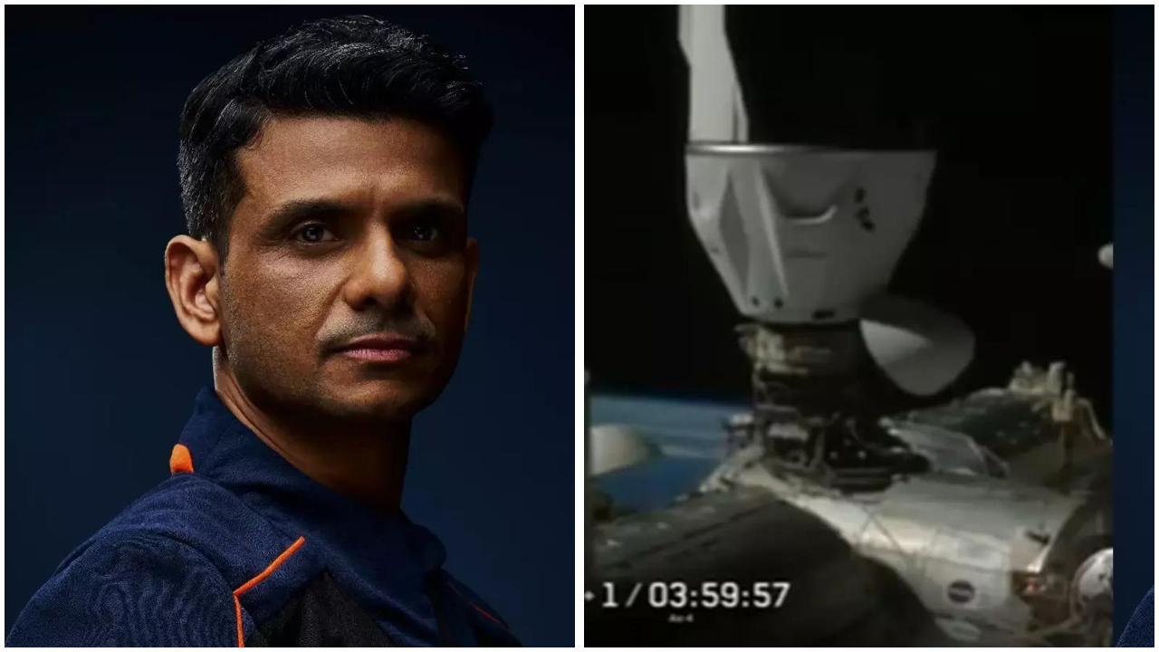 Axiom-4 mission: Crew settles in at ISS; Shubhanshu Shukla will sleep in ‘Dragon’