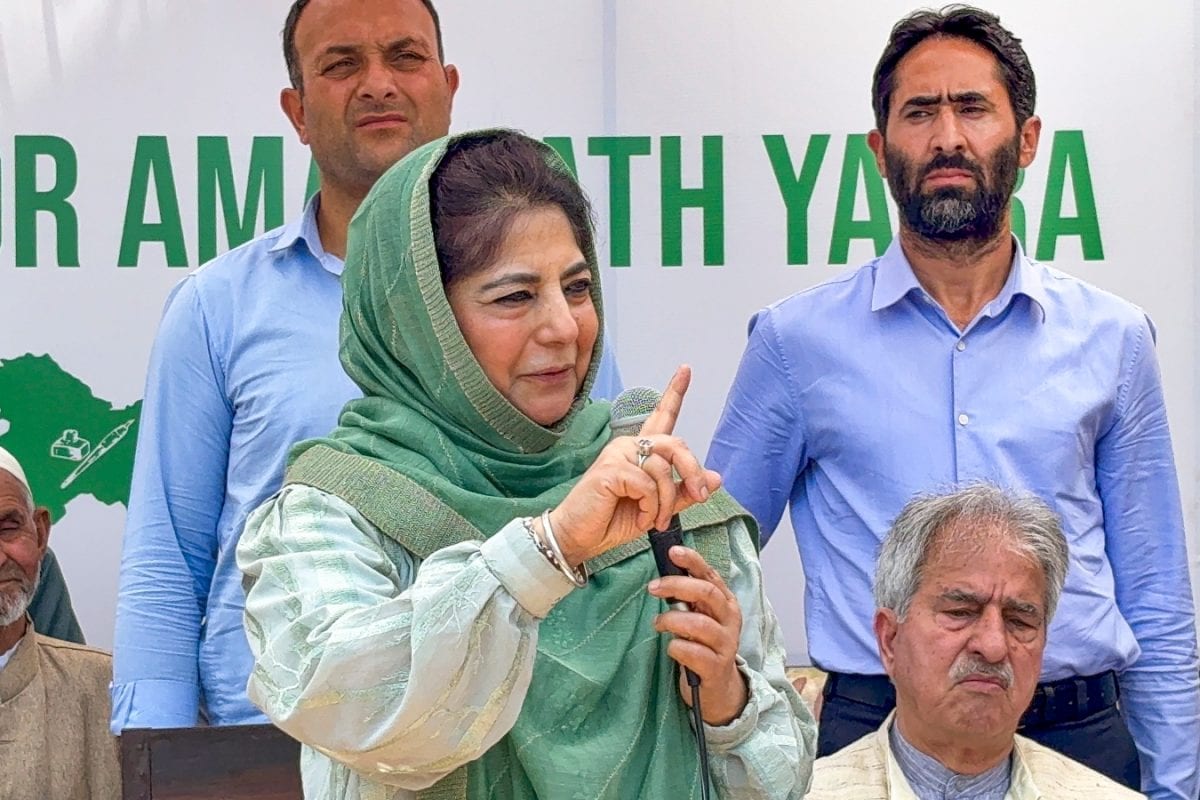 Kashmiri Locals Responsible For Pilgrims’ Safety During Amarnath Yatra, Says Mehbooba Mufti