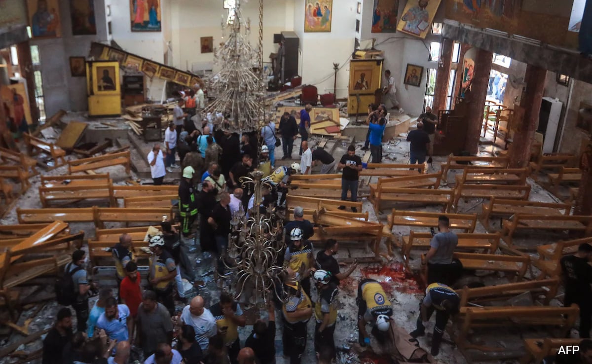Suicide Bomber Kills At Least 9 In Syrian Church Near Damascus During Mass