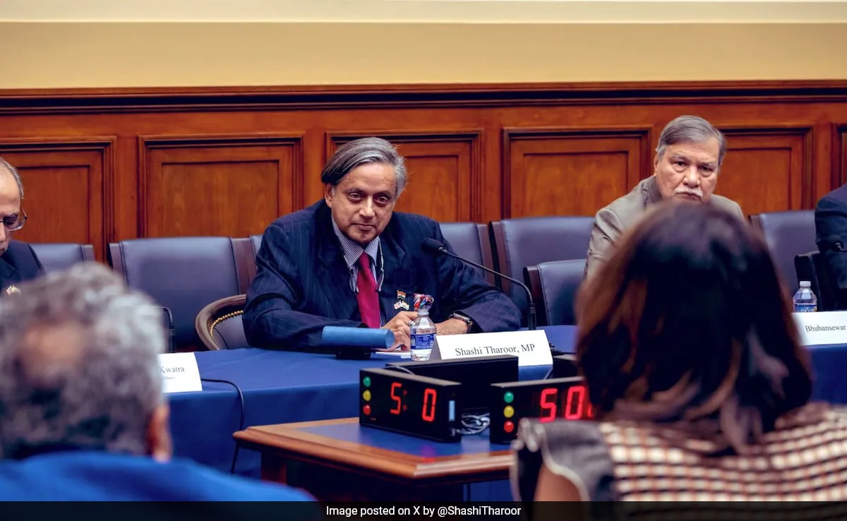 “Mediation Between Two Unequals Not Possible”: Shashi Tharoor On Trump’s Claims