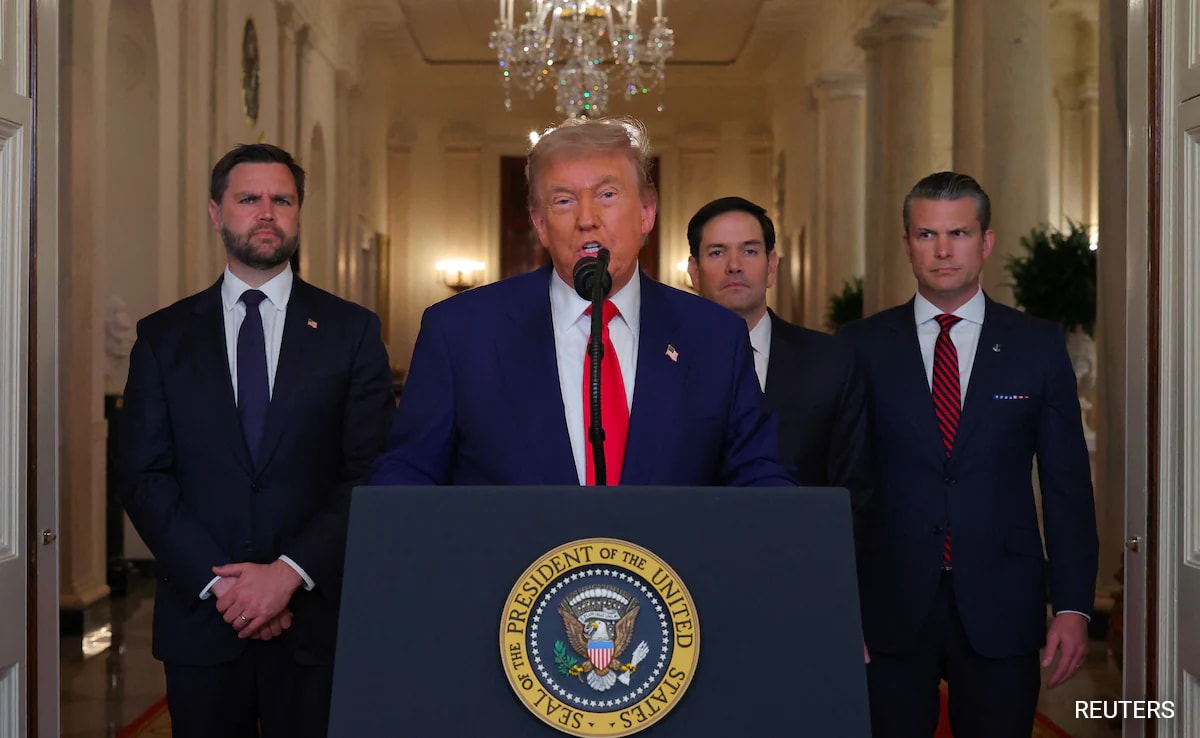 “Ceasefire Now In Effect. Don’t Violate It”: Trump’s Message After Iran’s Move