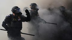 How the LA clashes unfolded… in 60 seconds