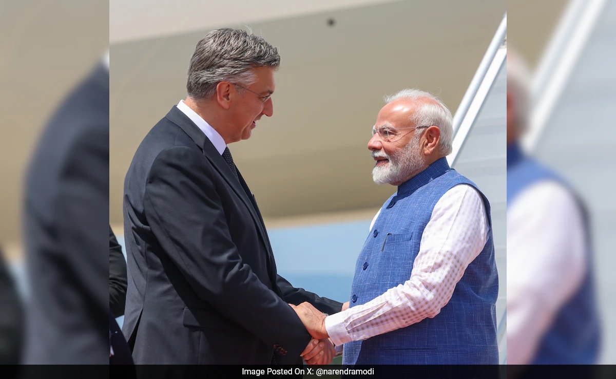 PM Modi Arrives In Croatia On Last Leg Of Three-Nation Tour