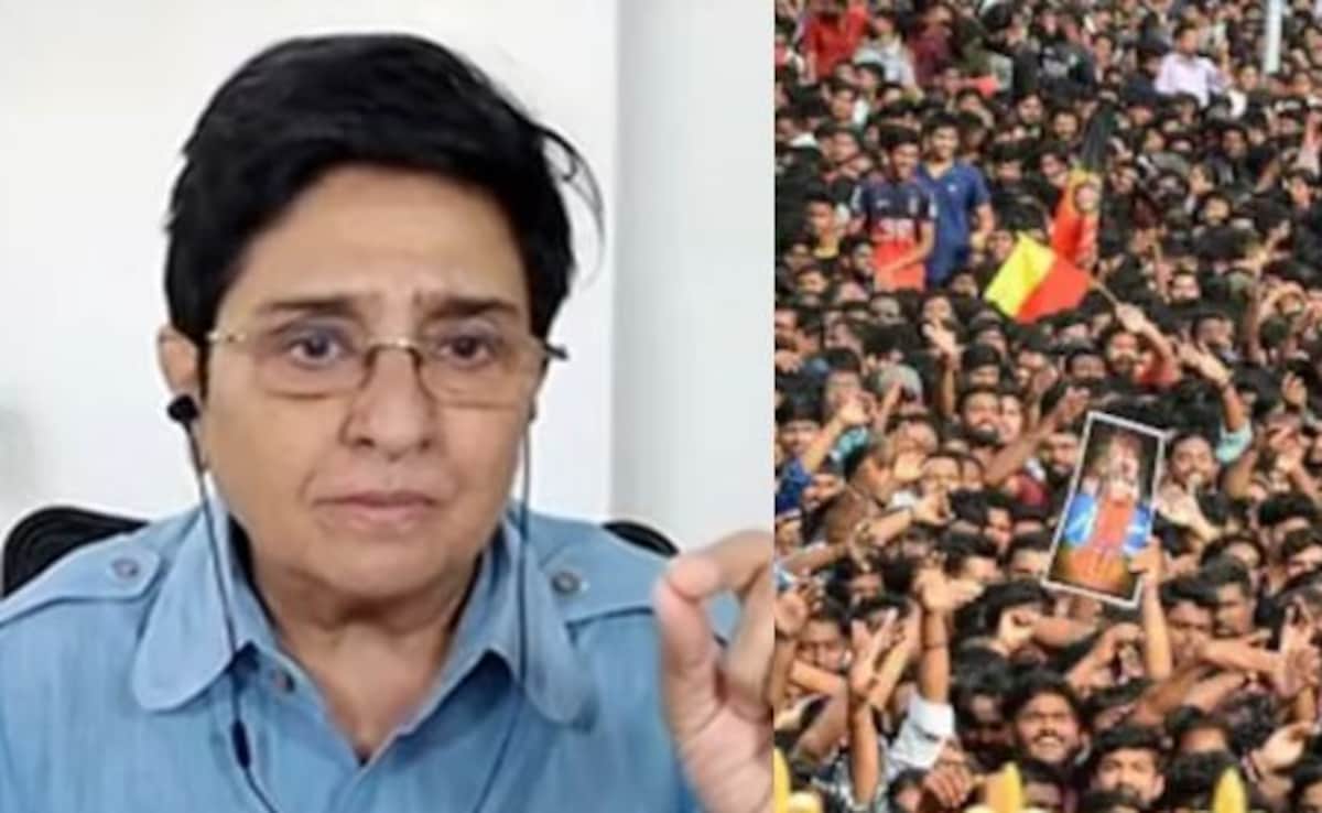 “Top Cop Was Part Of Solution”: Kiran Bedi On Suspension Over Bengaluru Stampede