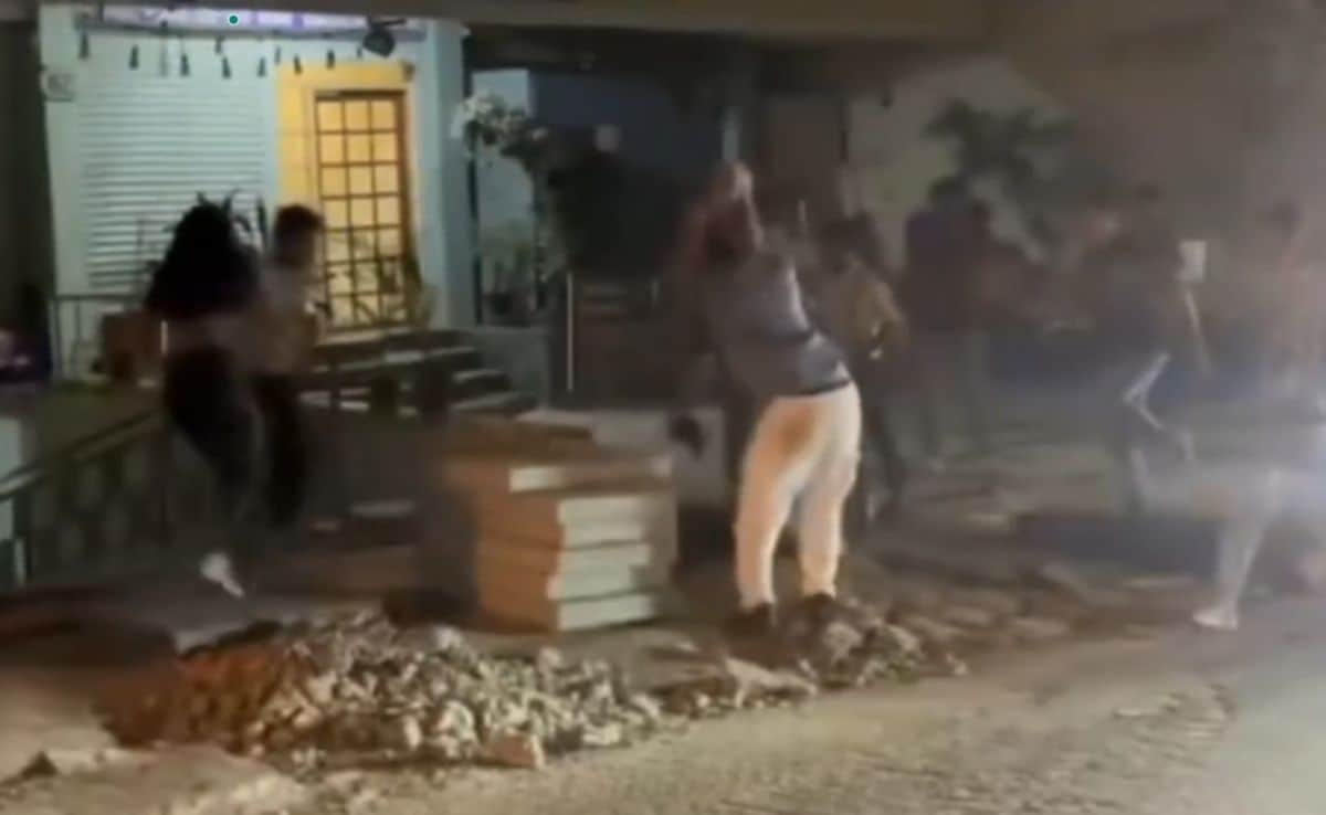 Video: Late-Night Brawl With Stones Between 2 Groups In Bengaluru Over Girl