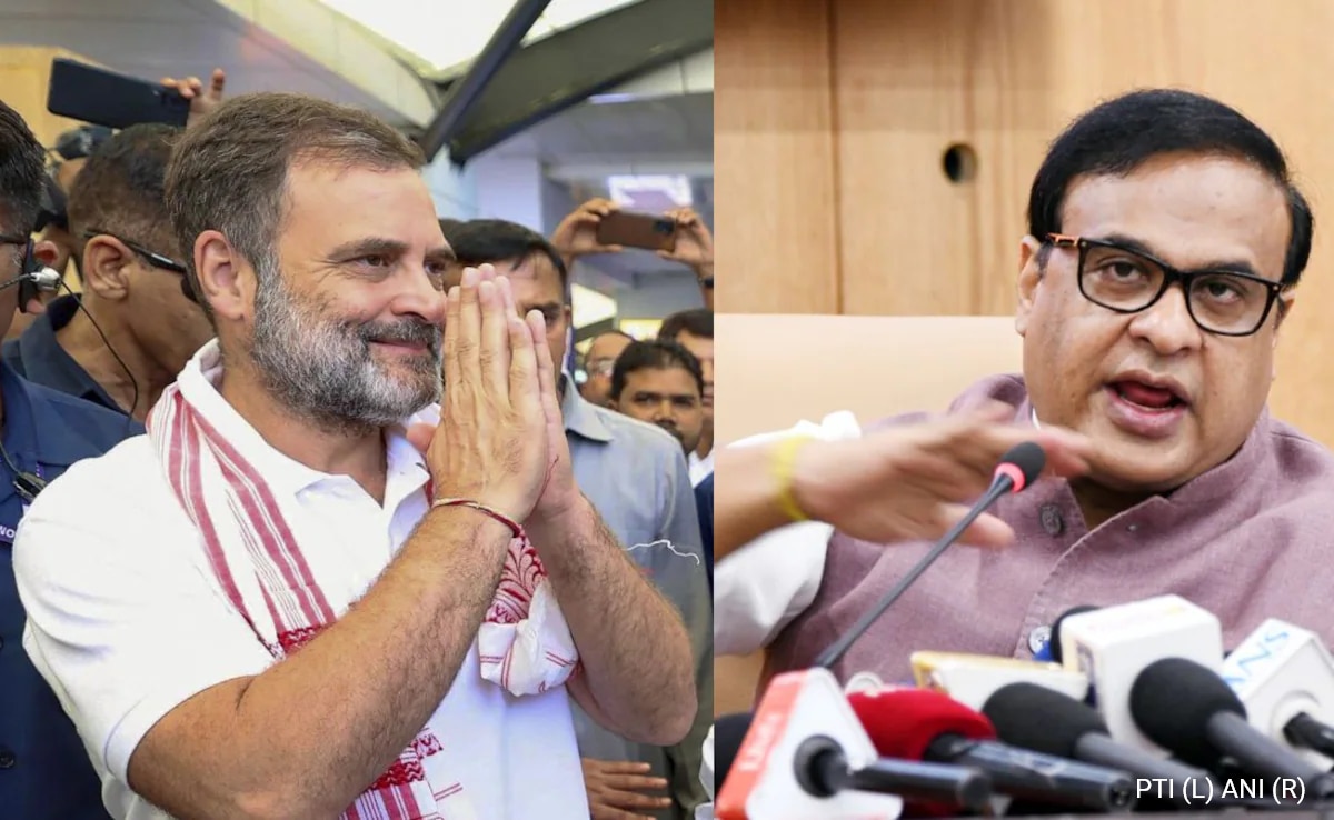 “Many Jails Waiting For Gandhis”: Himanta Sarma’s Swipe At Rahul Gandhi