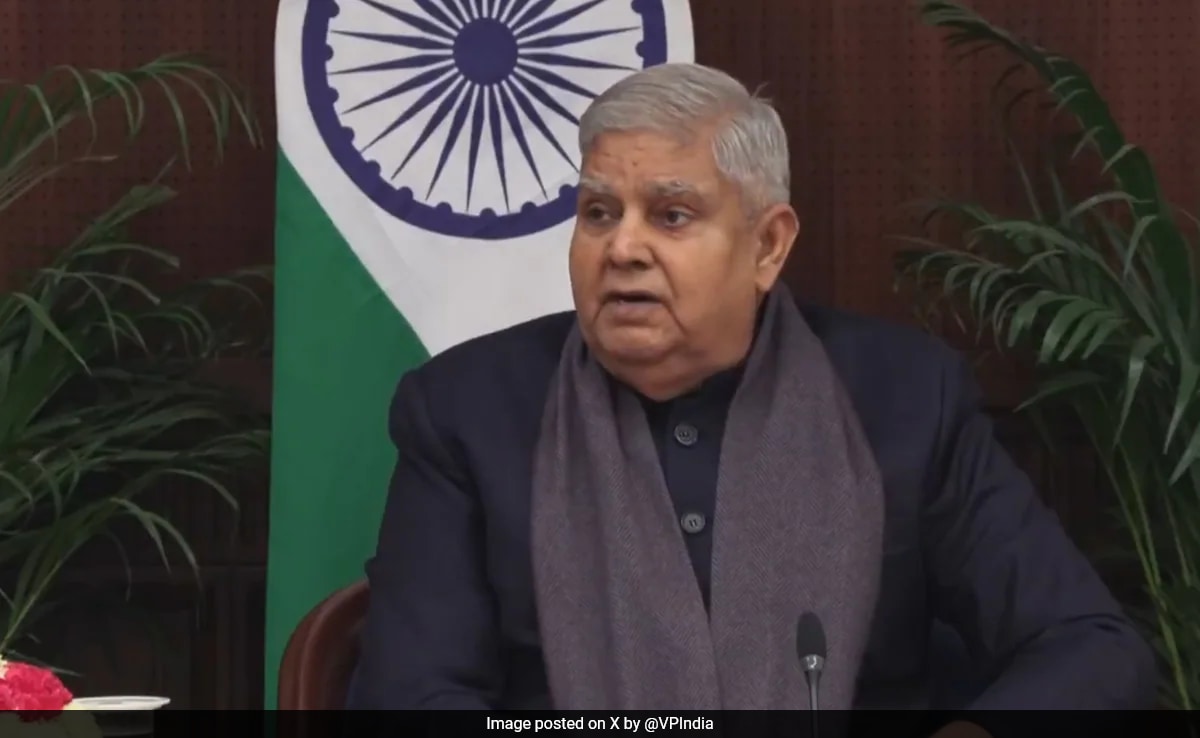 Jagdeep Dhankhar Resigns As Vice President, Says Will “Prioritise Health”