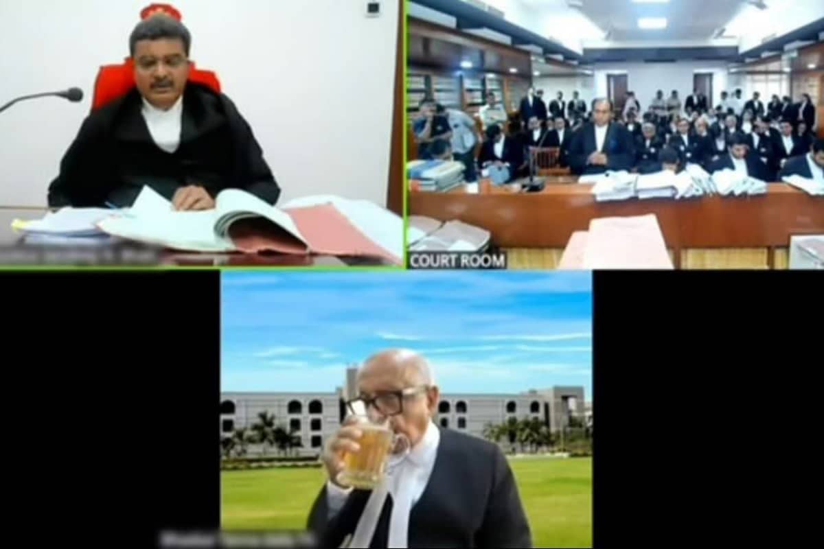 Gujarat Lawyer Sips From Beer Mug Amid Virtual Court Hearing, Faces Action