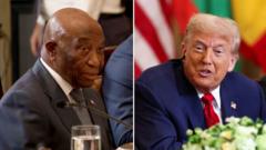 Watch: Trump praises Liberian president’s English, the country’s official language