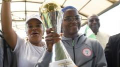 Nigeria’s victorious women footballers promised 0,000 each