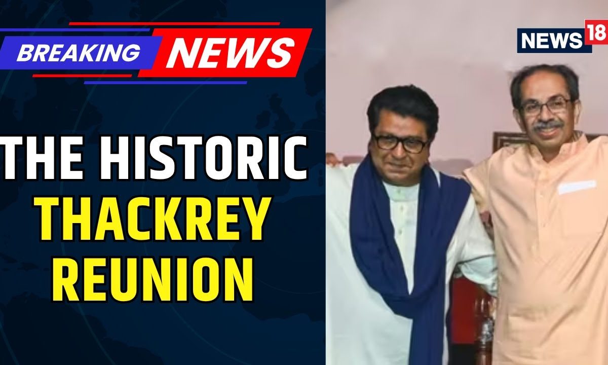 Uddhav And Raj Thackeray Reunite After 20 Years, Mega ‘Victory Rally’ Begins In Mumbai | News18