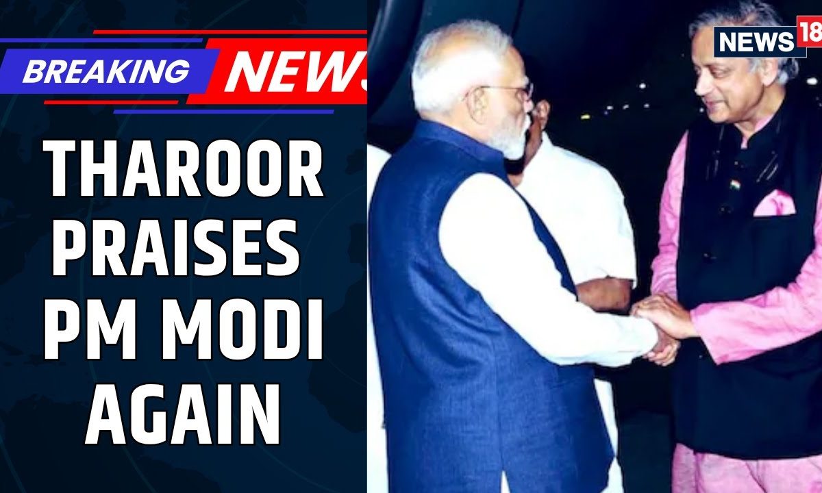 Congress MP Shashi Tharoor Heaps Praise on PM Modi Again Amid Reports of Rift With Congress | News18