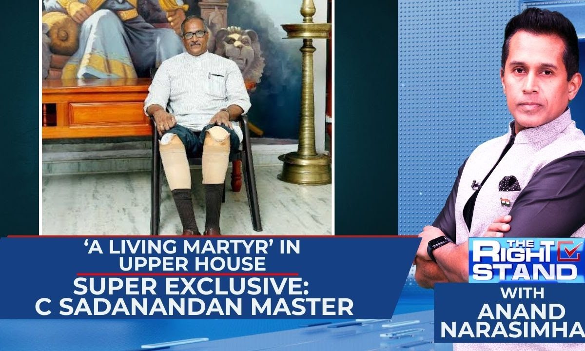 Exclusive: C. Sadanandan Master’s Journey of Resilience and Political Mission | The Right Stand