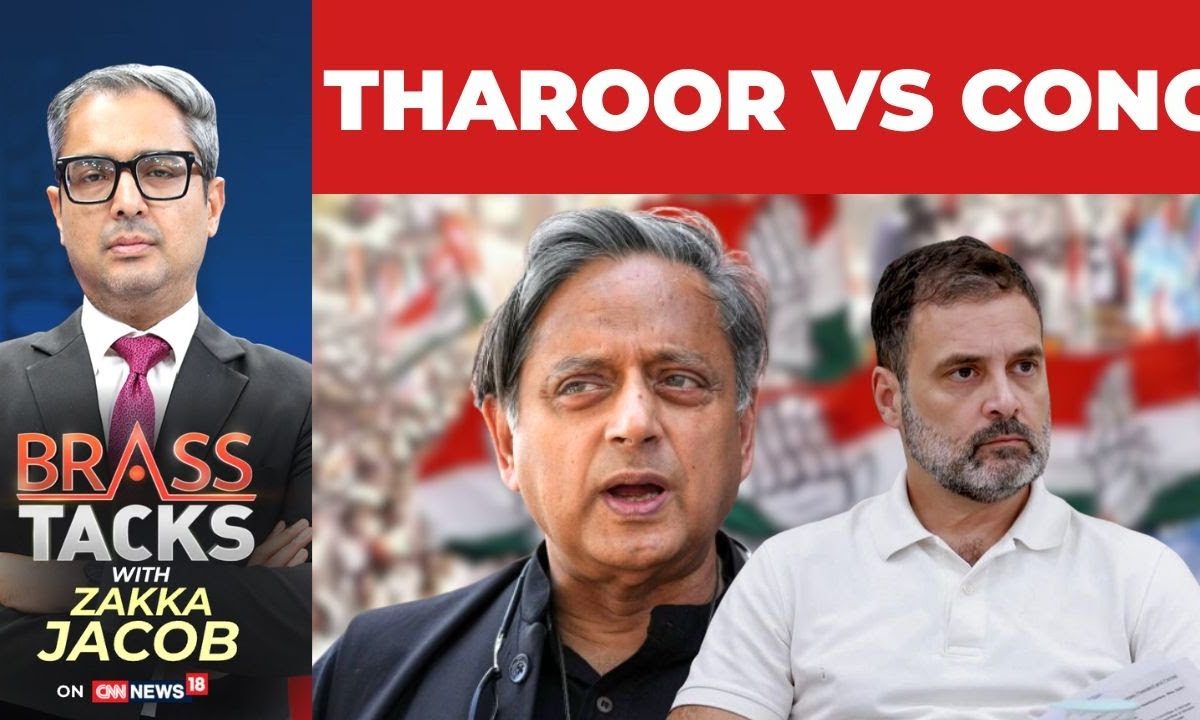 Shashi Tharoor Faces Backlash From Congress for Prioritizing Nation Over Party | Brass Tacks