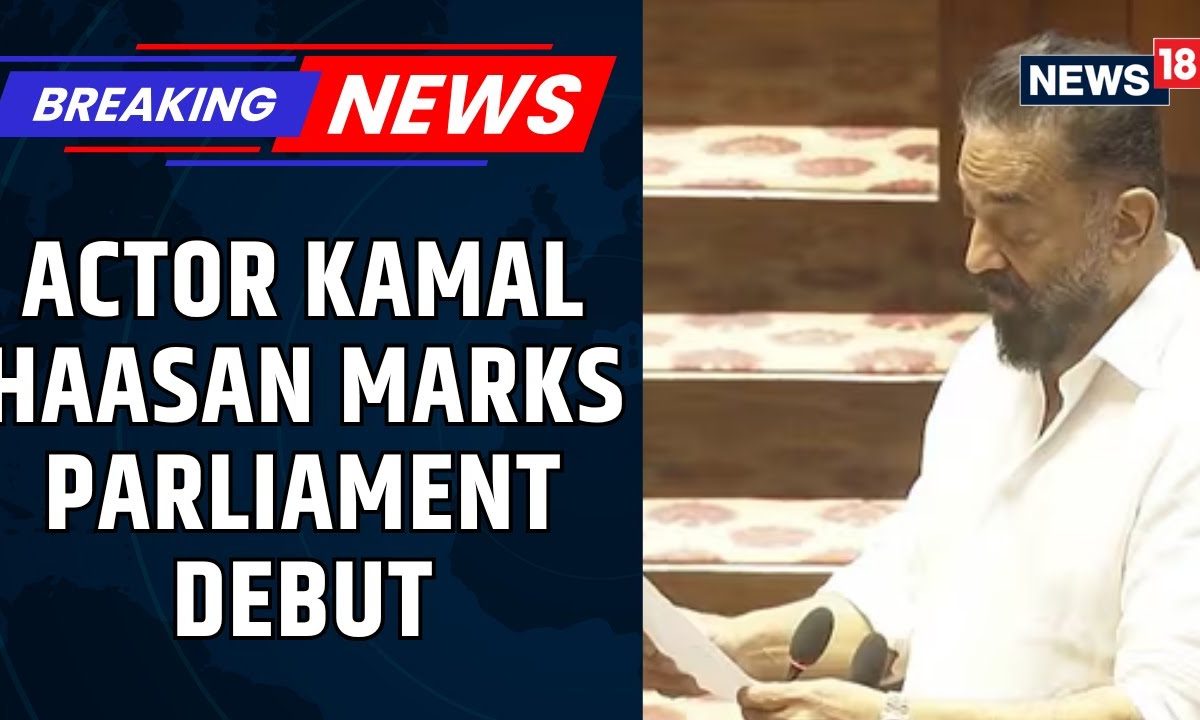 ‘I’m Proud’: Kamal Hassan Marks Parliament Debut, Takes Oath As Rajya Sabha MP In Tamil | Watch