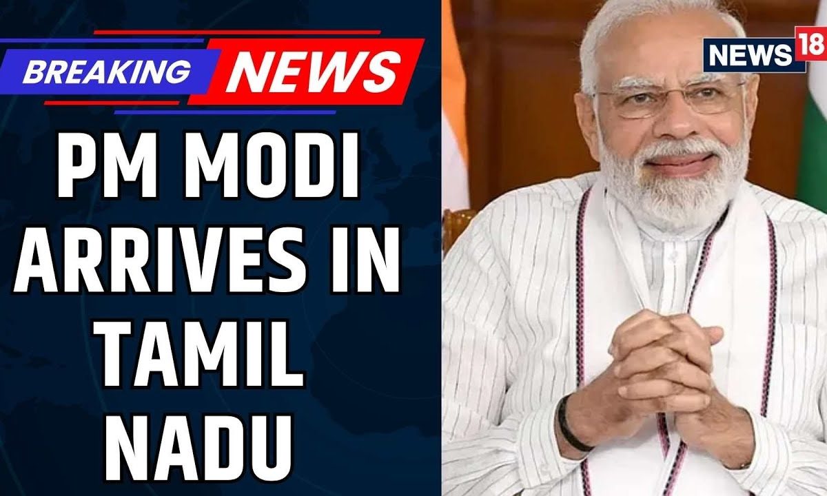 PM Modi News | PM Modi Arrives In Tamil Nadu After Concluding HIs Twi Nation Visit | News18