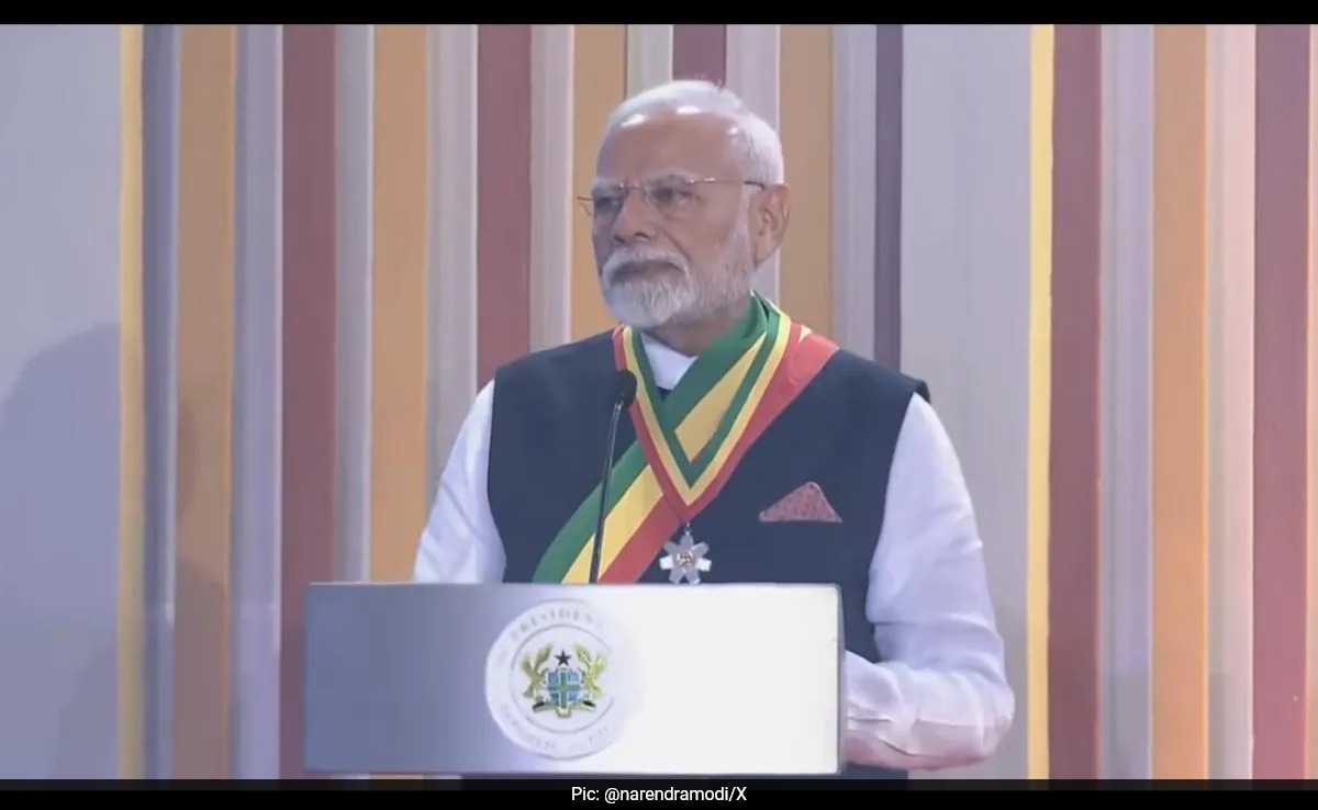 PM Modi Conferred Ghana’s National Honour