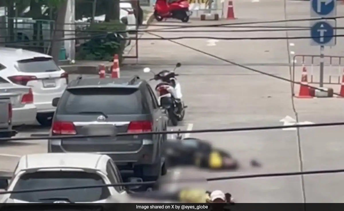 Video Shows Final Moments Of Gunman After Mass Shooting At Bangkok Market