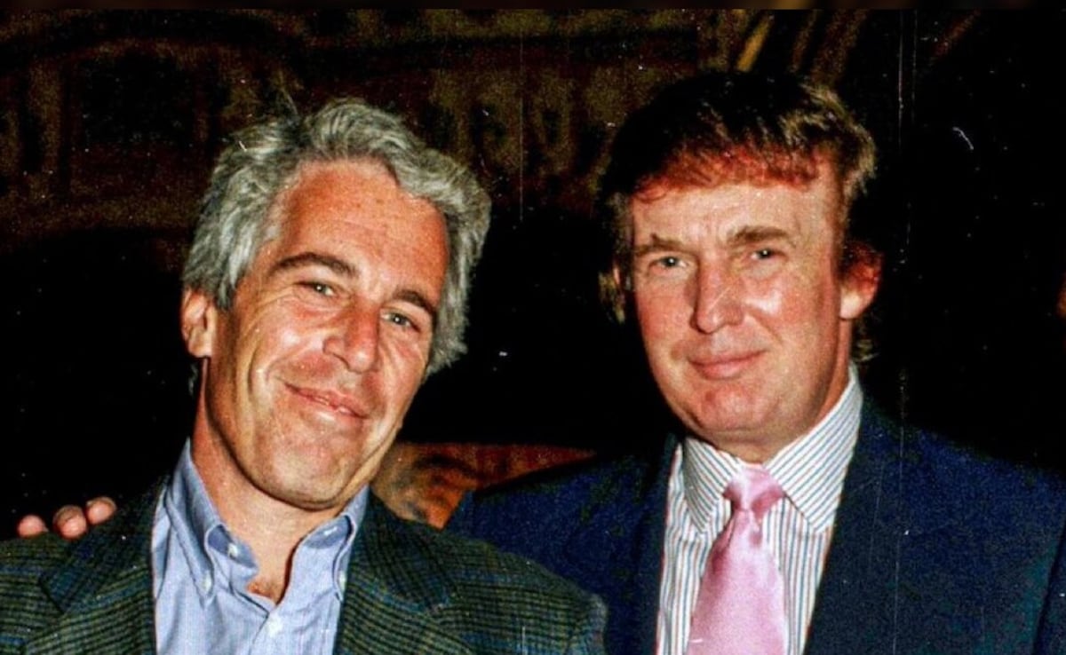 In Epstein ‘Birthday Album’, A Naked Woman Sketch And A Message From Trump