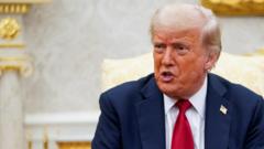 I’m ‘disappointed but not done’ with Putin, Trump tells BBC