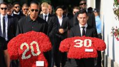 Diogo Jota and André Silva’s funeral held in Portugal