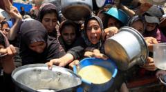 ‘All the people are hungry’: Voices from Gaza on desperate lack of food