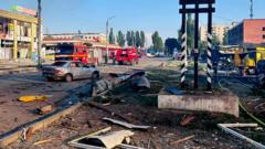 Two dead and many injured in Russian strike on Ukrainian shopping centre