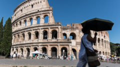 Two dead in Italy as heatwave scorches much of Europe