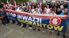 Anti-immigrant rallies staged across Poland