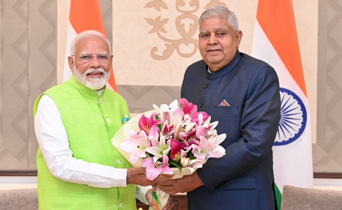 “Wishing Him Good Health”: PM Modi On Jagdeep Dhankhar’s Exit As Veep