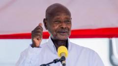 Uganda’s 80-year-old president in bid to extend 40-year rule