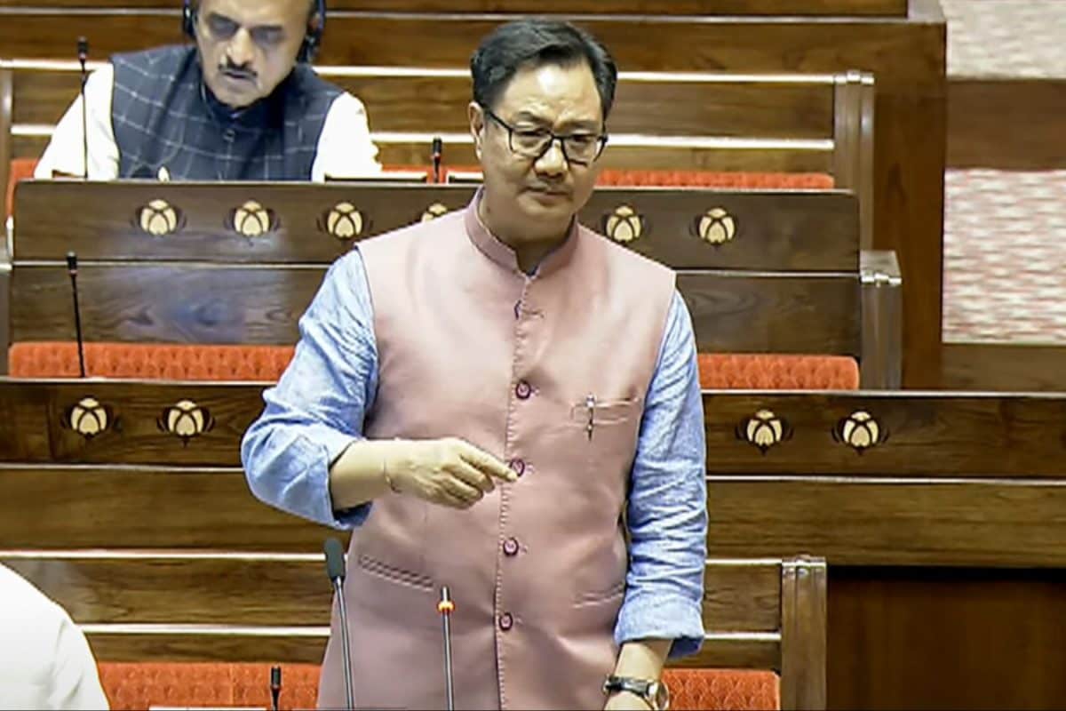 ‘Oppn Creating Chaos, Wasting Taxpayers’ Money’: Kiren Rijiju Slams Placard Protest In Lok Sabha