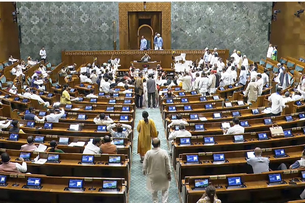 Opposition Protest Over Bihar SIR Derails 4th Consecutive Day Of Parliament