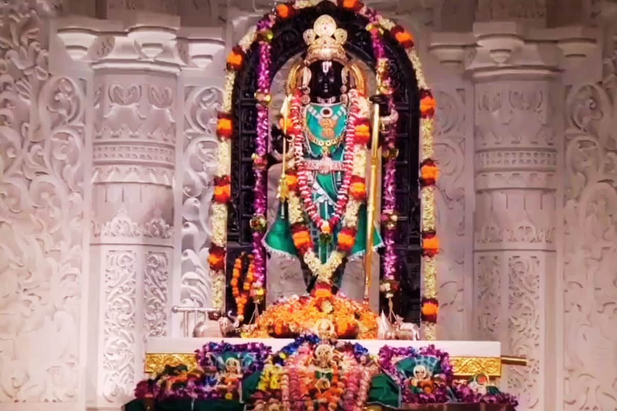 Ayodhya Temple Gets Rs 12-Crore Twin Gold Swings For Ram Lalla’s Shravana Rituals